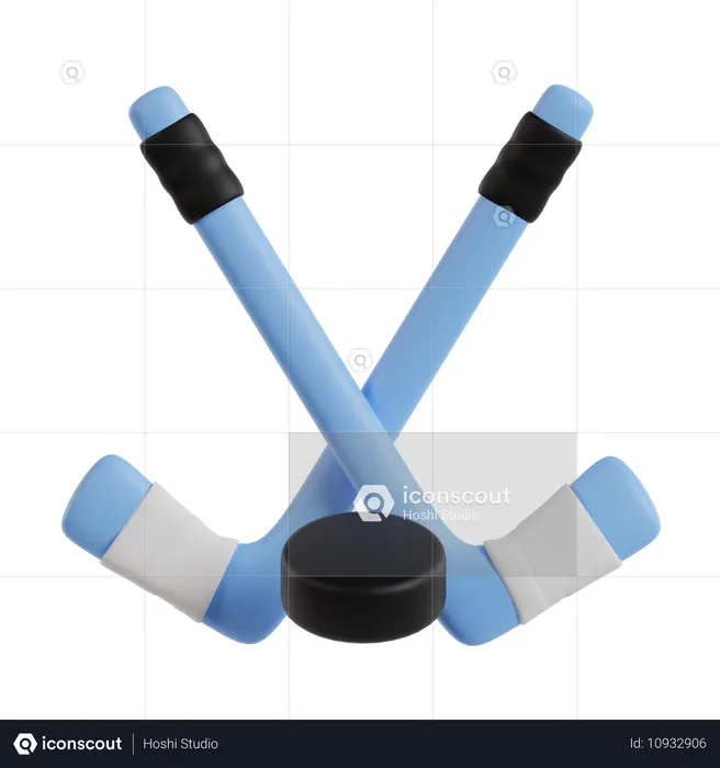 Ice Hockey  3D Icon