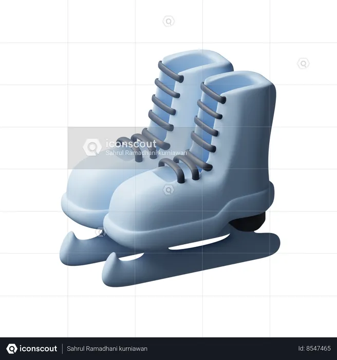 Ice skate  3D Icon