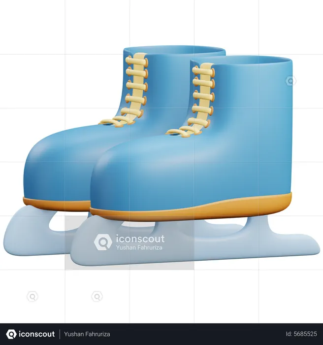 Ice Skate  3D Icon