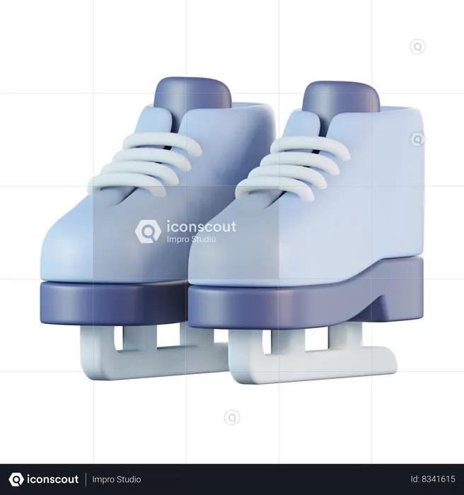 Ice Skatingss  3D Icon