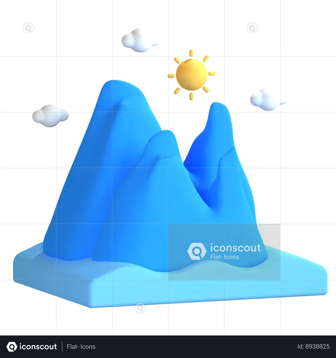 Iceberg  3D Icon