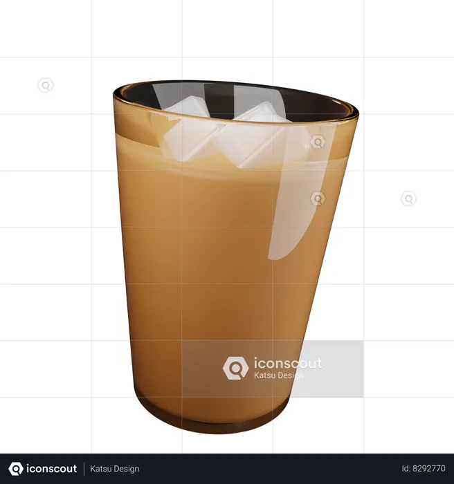 Iced Coffee  3D Icon