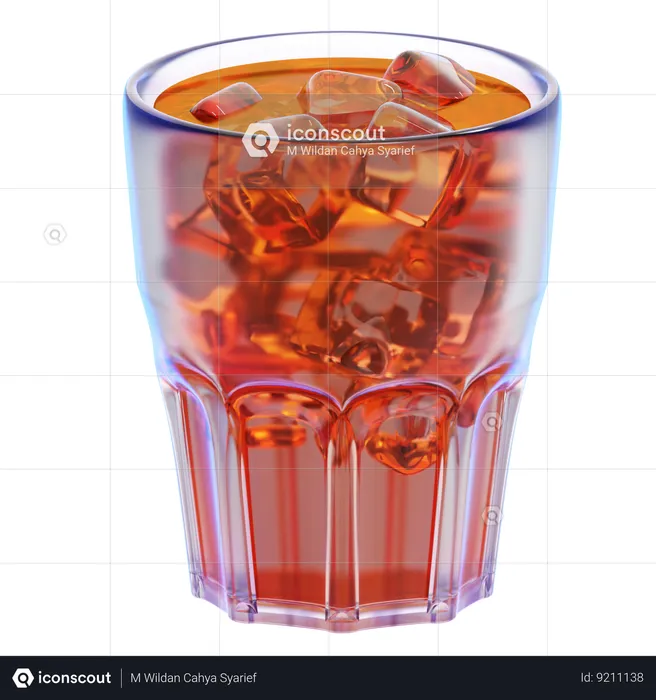 ICED TEA  3D Icon