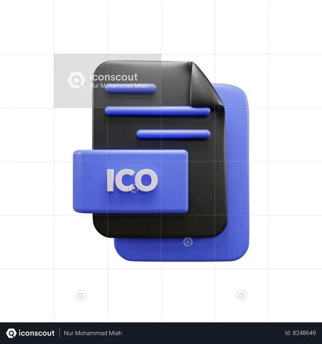 Ico File  3D Icon