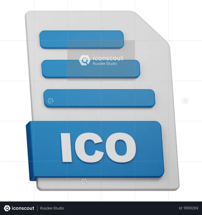 ICO File  3D Icon