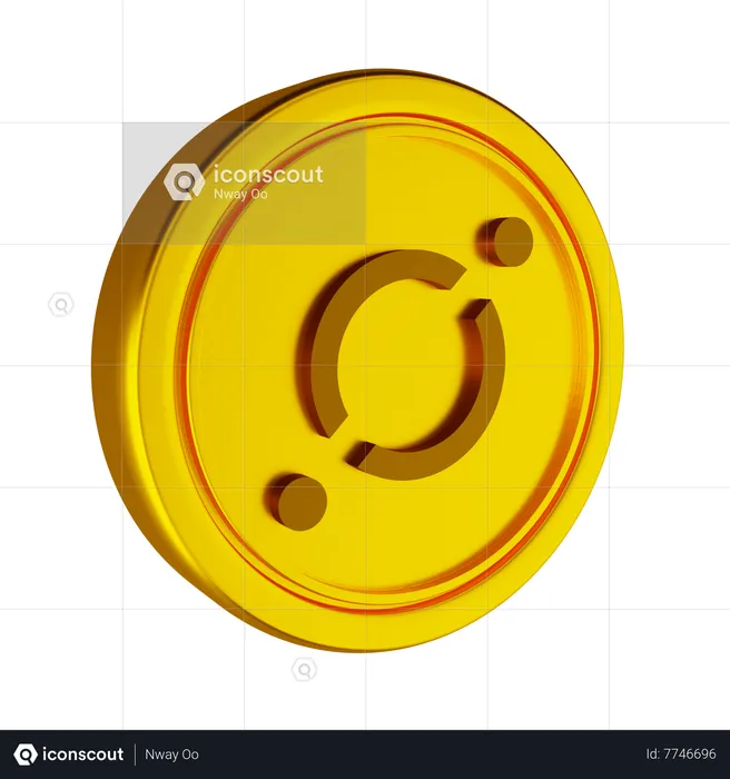 Icon Crypto Coin  3D Icon