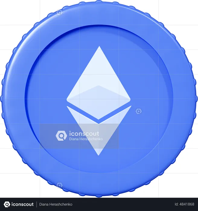 Ícone Ethereum  3D Icon