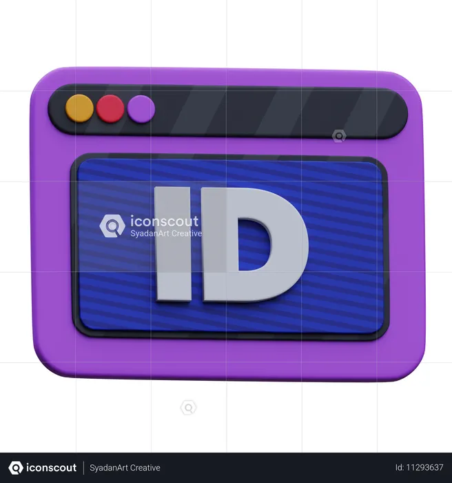 ID da web  3D Icon