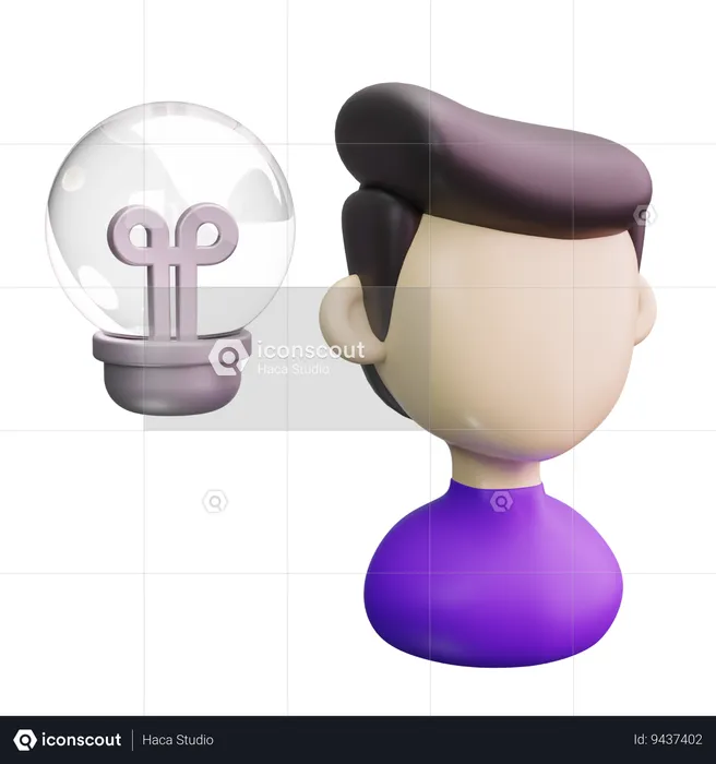 Idea  3D Icon