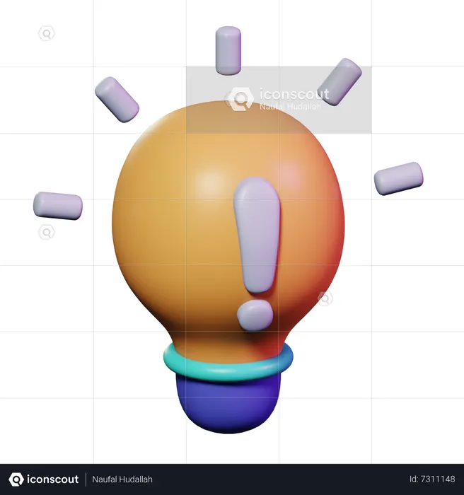 Idea  3D Icon