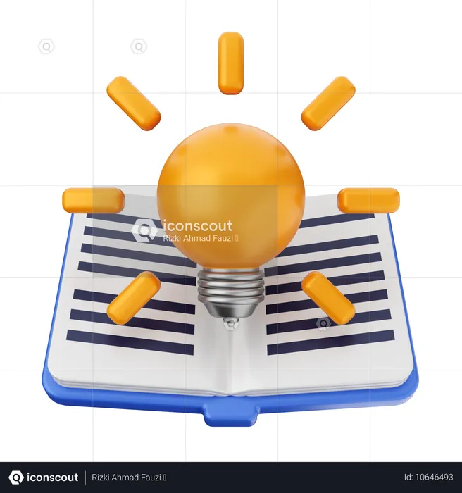 Idea Book Education  3D Icon