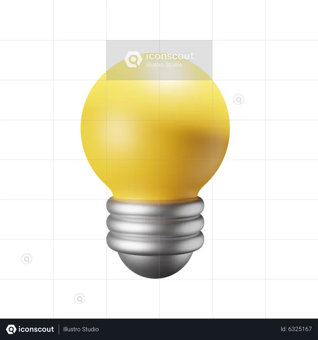 Idea Bulb  3D Icon