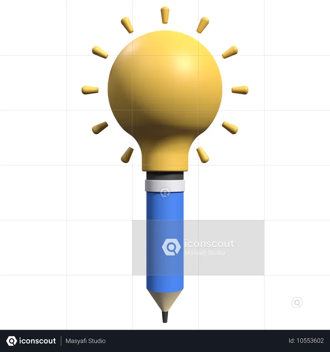 Idea creativa  3D Icon