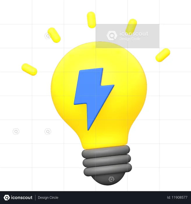 Idea creativa  3D Icon