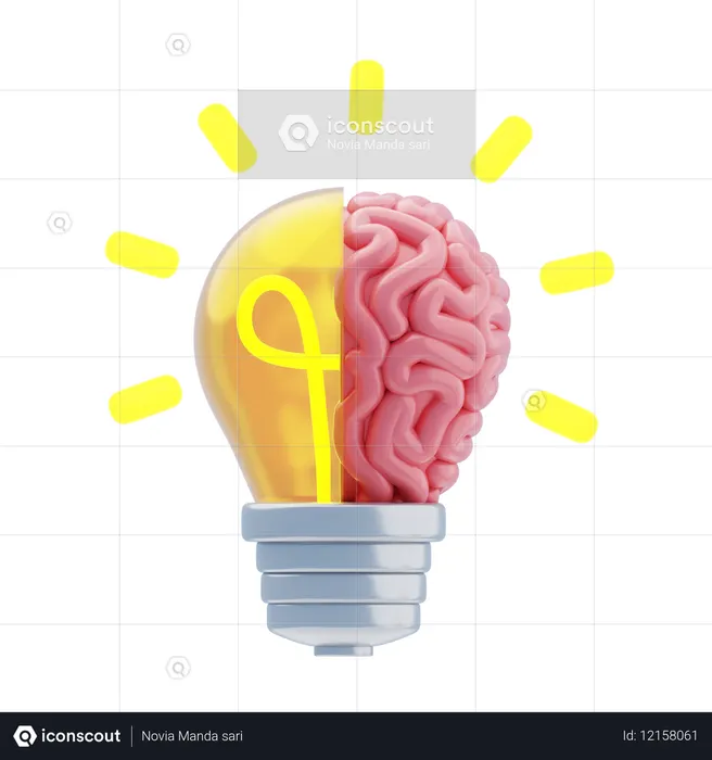 Idea creativa  3D Icon