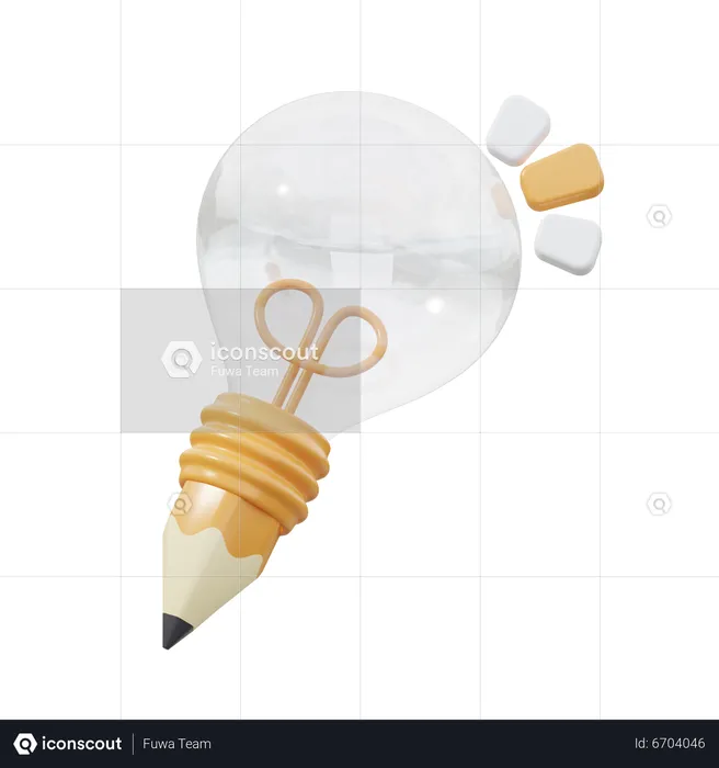 Idea creativa  3D Icon