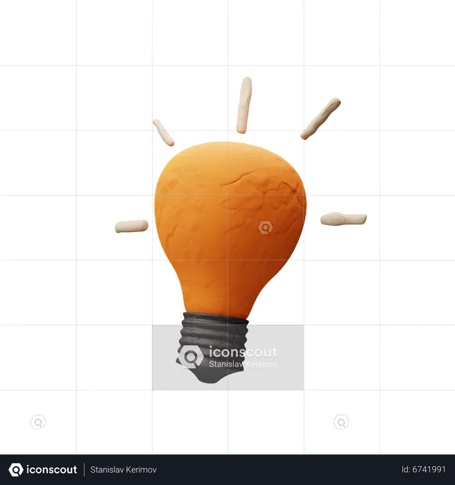 Idea creativa  3D Icon