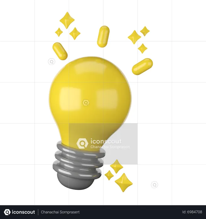 Idea creativa  3D Icon