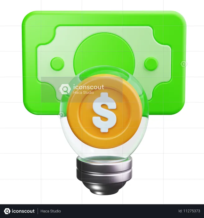 Idea de dinero  3D Icon