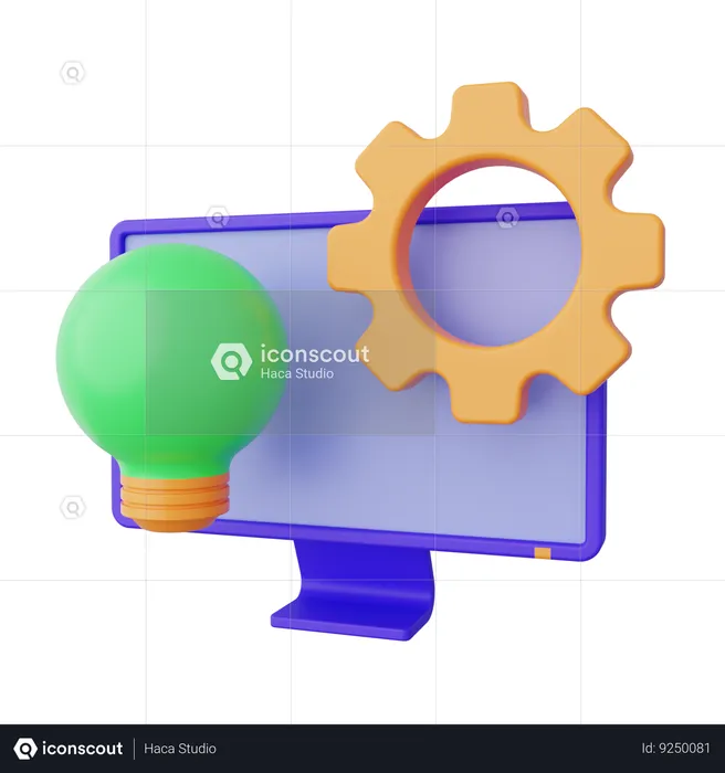 Idea Generation  3D Icon