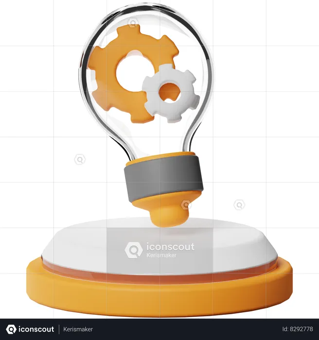 Idea Innovation  3D Icon