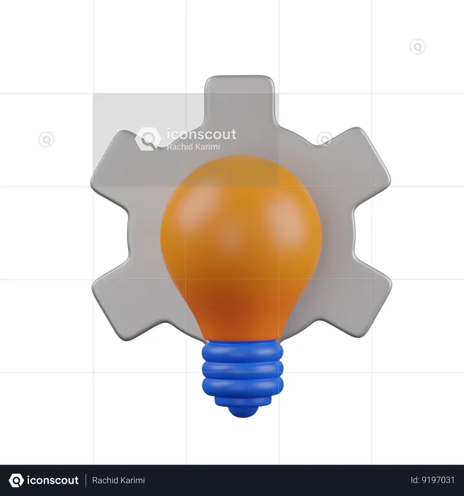 Idea management  3D Icon
