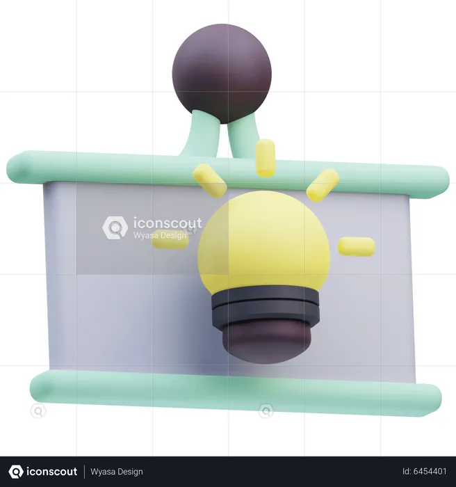 Idea Presentation  3D Icon