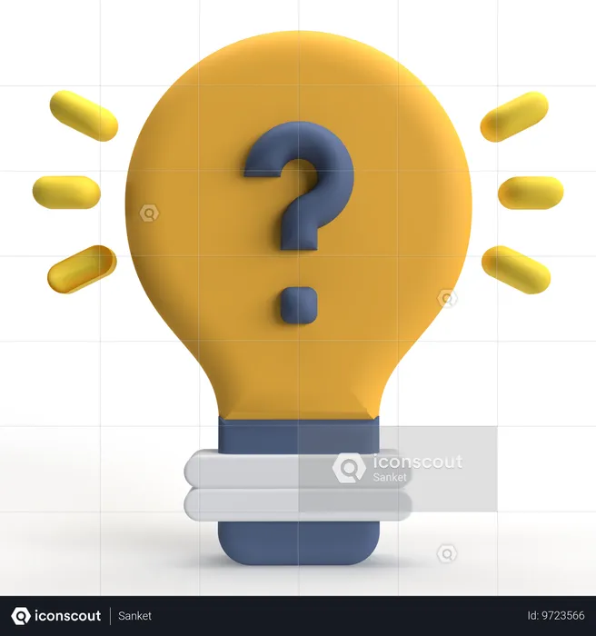 Idea Question  3D Icon