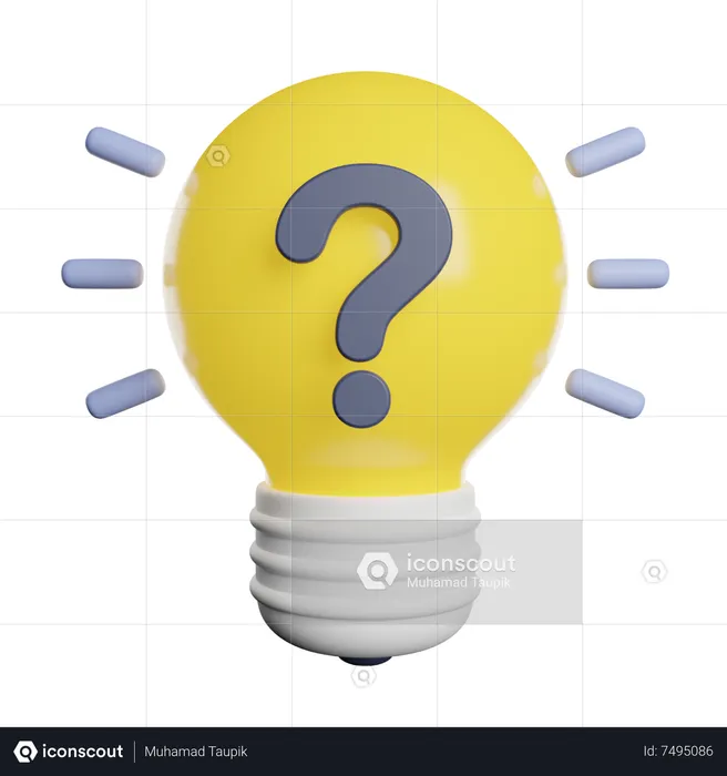 Idea Question  3D Icon