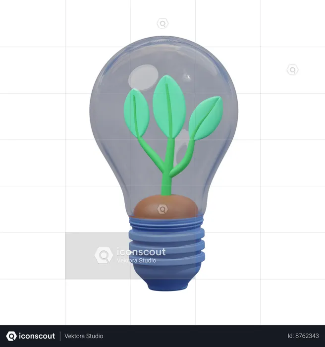 Idea Tree  3D Icon