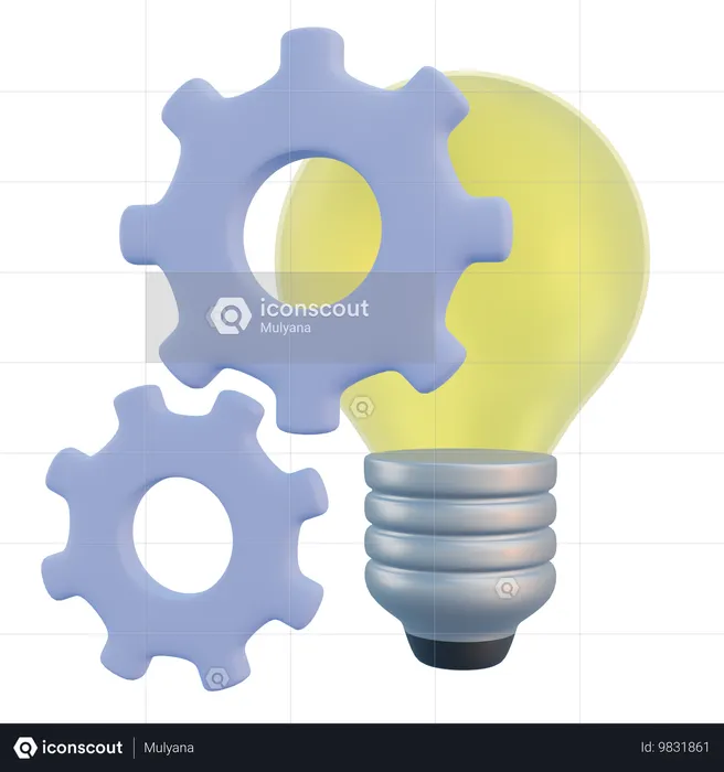 Ideas creativas  3D Icon