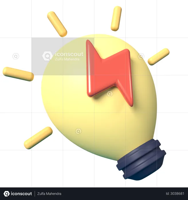 Idée créative  3D Illustration