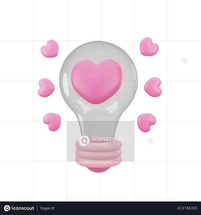 Idée d'amour  3D Icon