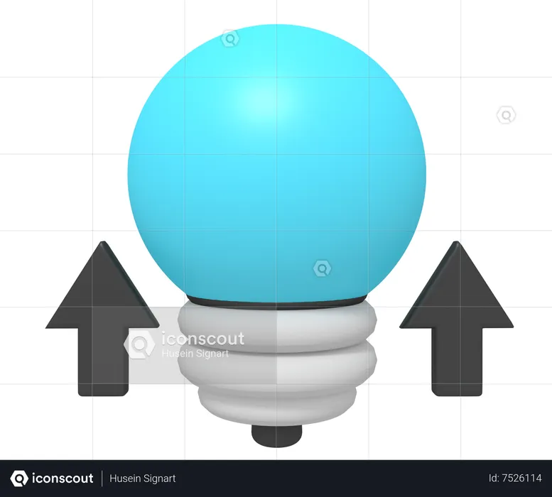 Ideenwachstum Emoji 3D Icon