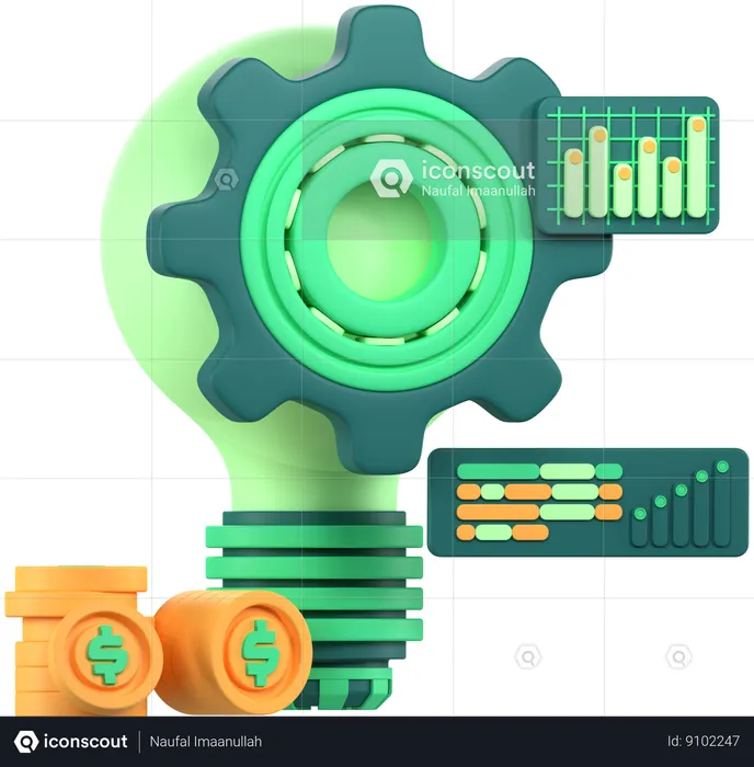 Idées commerciales  3D Icon