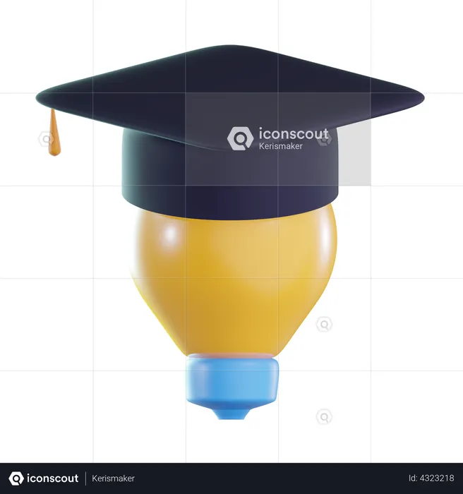 Ideia de formatura  3D Icon
