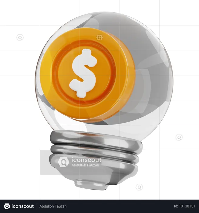 Ideia de financiamento  3D Icon