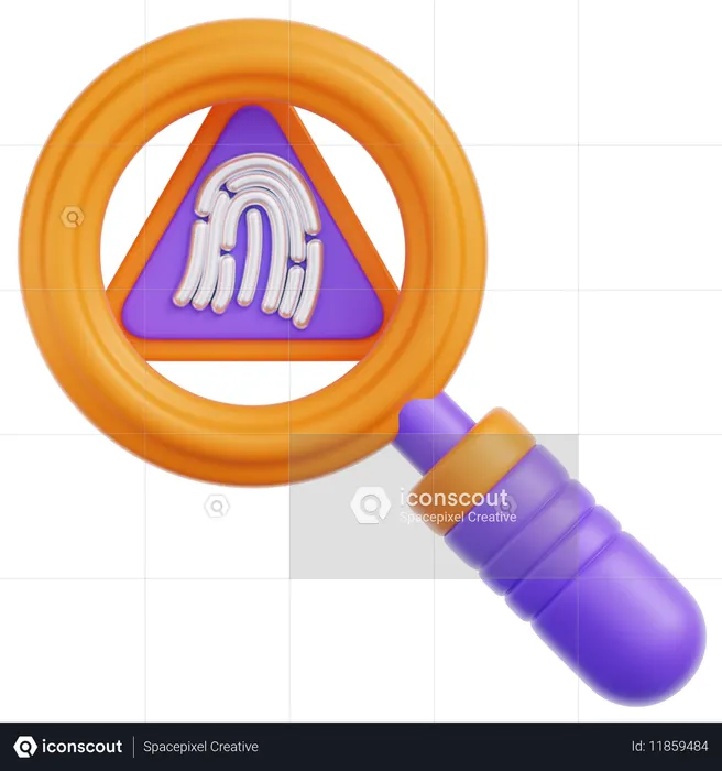 Identification  3D Icon