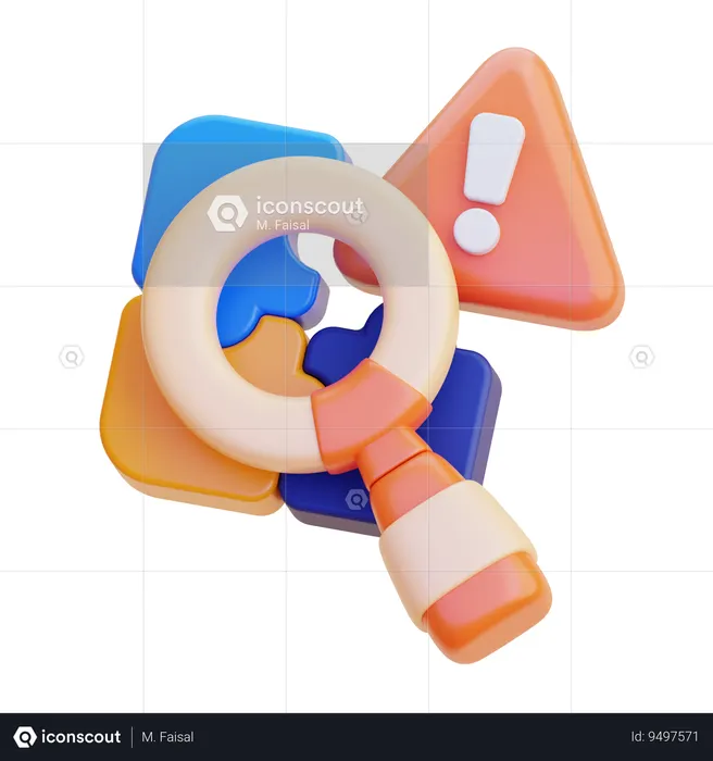 Identifying Problem 3D Icon - Free Download Business 3D Icons | IconScout