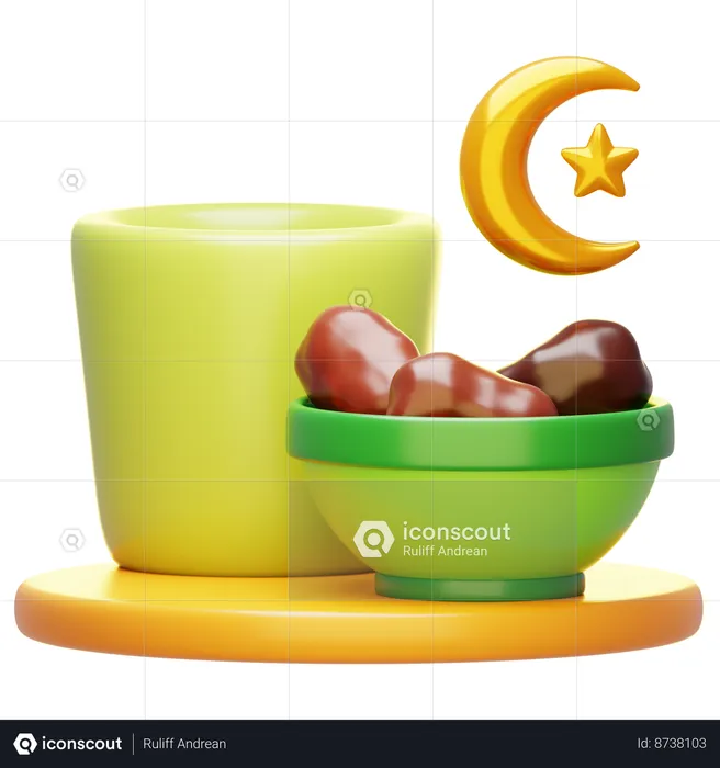 Iftar  3D Icon