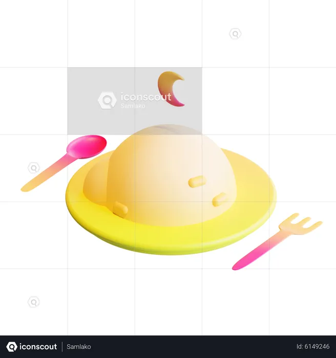 Iftar  3D Icon