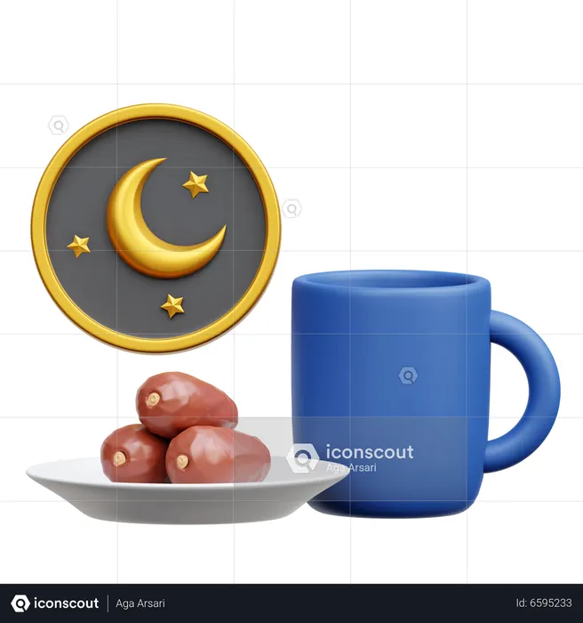 Iftar  3D Icon