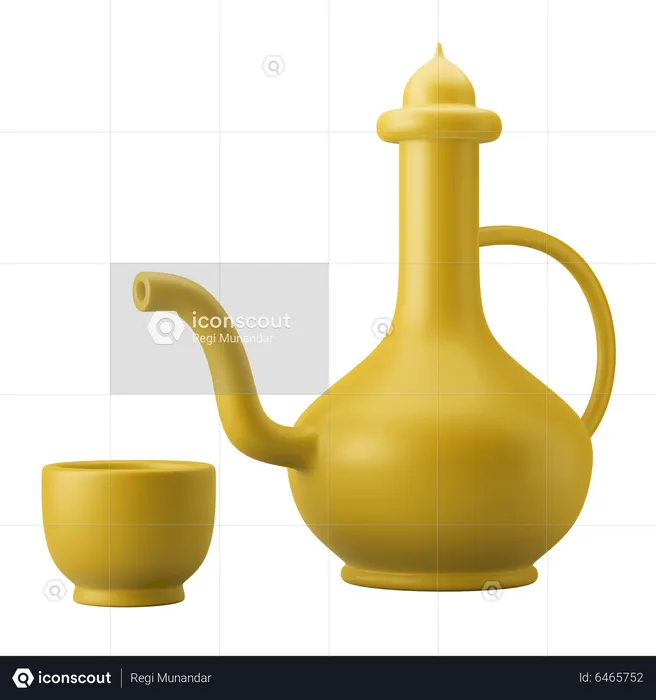 Iftar Arabian Teapot  3D Icon