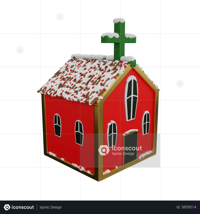 Iglesia  3D Illustration