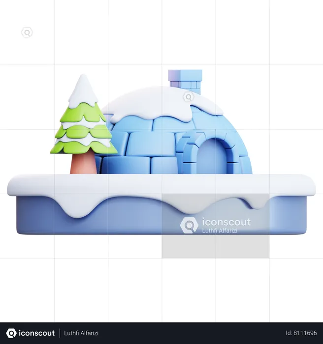 Igloo  3D Icon