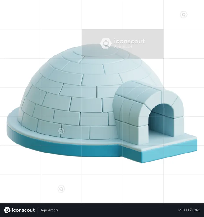 Igloo  3D Icon