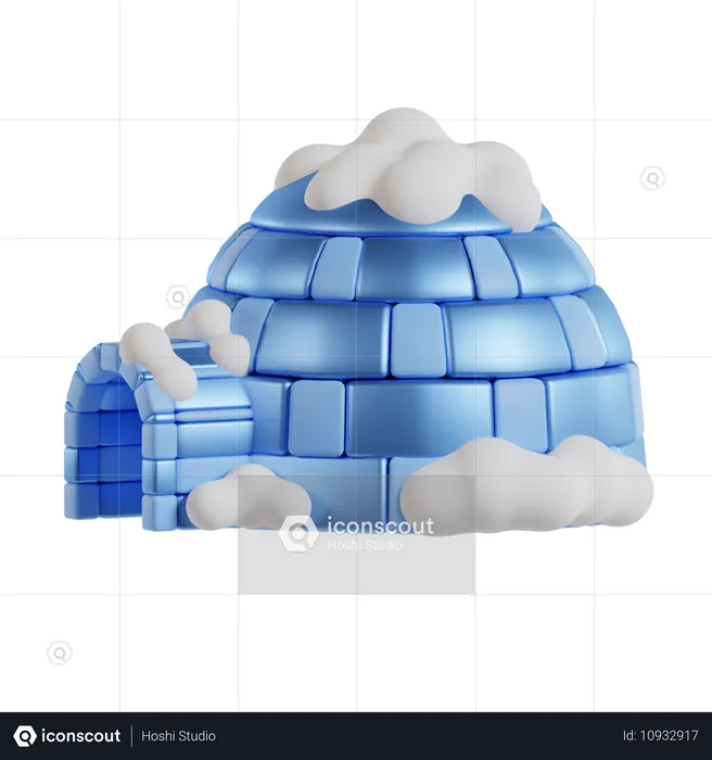 Igloo  3D Icon