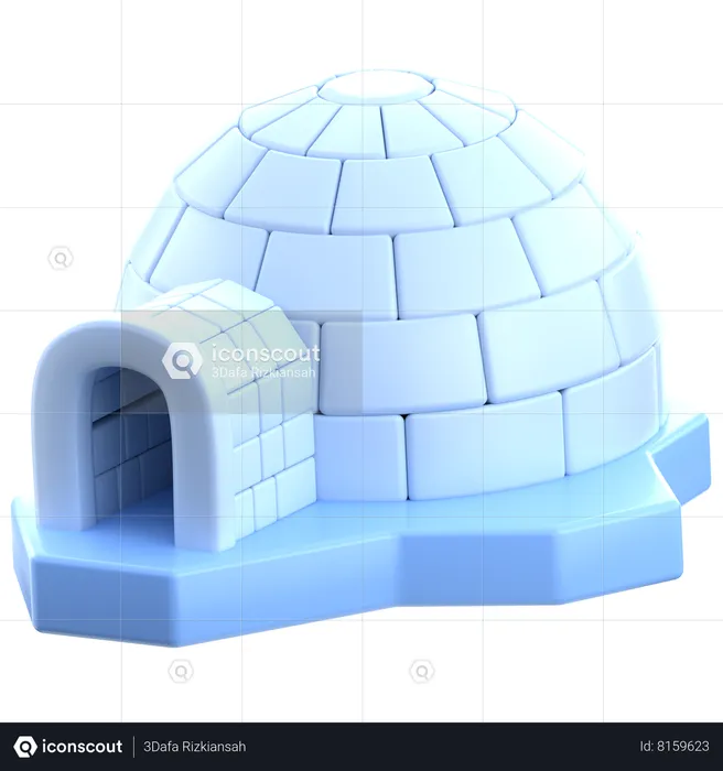 Igloo  3D Icon