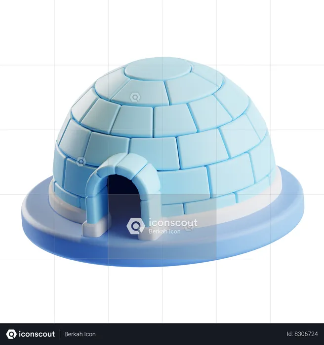 Igloo  3D Icon