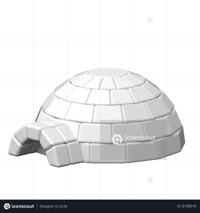 Igloo  3D Icon